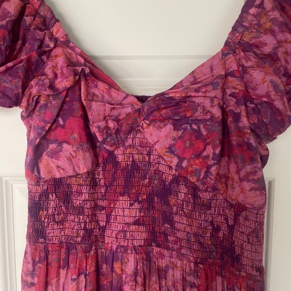 Free People Sundrenched Short-Sleeve Maxi Dress - Picture 3 of 7